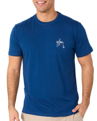 Thumbnail 1: Guy Harvey Guy Harvey Mens Short Sleeve Deep Waters Tee Shirt 