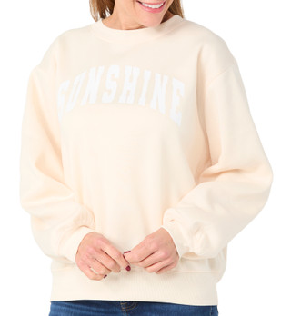 Thumbnail 2: Chaser Chaser Womens Sunshine Fleece Sweatshirt 