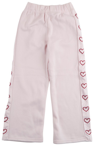 Thumbnail 2: No Comment No Comment Big Girls Heart Print Fleece Sweatpants 
