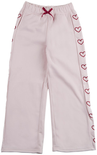 Thumbnail 1: No Comment No Comment Big Girls Heart Print Fleece Sweatpants 