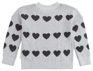 Thumbnail 2: Abercrombie & Fitch Abercrombie Kids Big Girls Long Sleeve Heart Sweater 