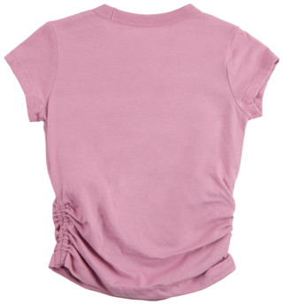 Thumbnail 2: Abercrombie & Fitch Abercrombie & Fitch Big Girls Floral Script Ruched Tee 