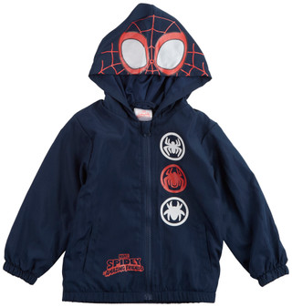 Thumbnail 1: Marvel Marvel Toddler Boys Spiderman Hoodie Eyes Full Zip Jacket 