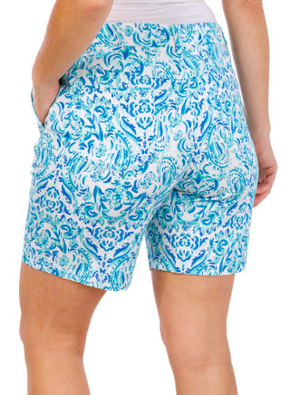 Thumbnail 3: Stella Parker Stella Parker Womens Print Button Front Shorts 