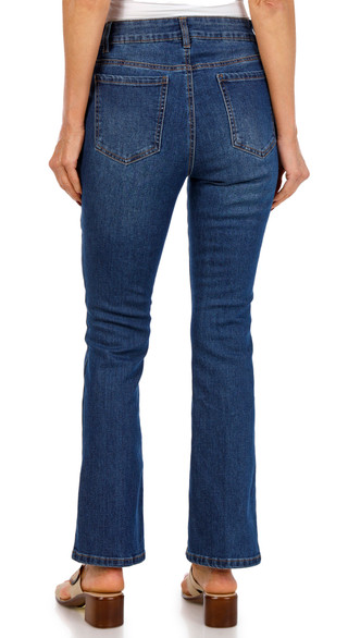 Thumbnail 2: D. Jeans Riviera Blue Petite High Rise Boot Cut Jeans 