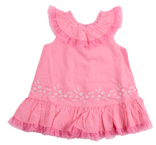 Thumbnail 1: Habitual Habitual Baby Girls Embroidered Ruffle Dress 