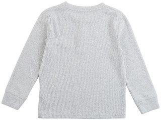 Thumbnail 2: Abercrombie & Fitch Abercrombie Kids Big Boys Long Sleeve Henley Waffle Shirt 