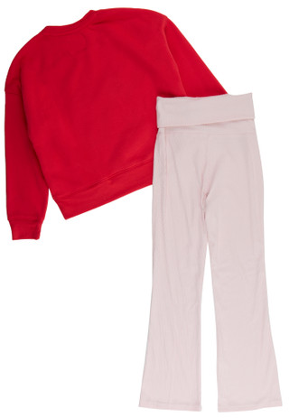 Thumbnail 3: No Comment No Comment Big Girls 2 Pc V-Day Pullover Set 