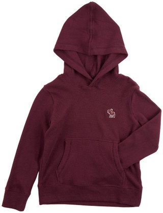Thumbnail 1: Abercrombie & Fitch Abercrombie Kids Big Boys Long Sleeve Waffle Hoodie Shirt 