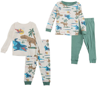 Thumbnail 1: Jurassic Park Jurassic Park Toddlers Boy 4 Pc Dino Pajama Set 