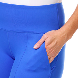 Thumbnail 2: Jockey Jockey Womens Active Pintuck Pocket Crop Leggings 