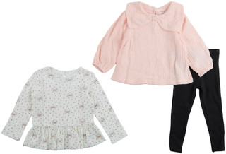 Thumbnail 1: Little Me Little Me Toddler Girls 3 Pc Bow Play Set 