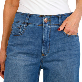 Thumbnail 2: Gloria Vanderbilt Gloria Vanderbilt Womens Tummy Sculpting Wide Leg Jeans 