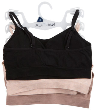 Thumbnail 2: Nautica Nautica Womens 3 Pk Solid Color Seamless Bras 