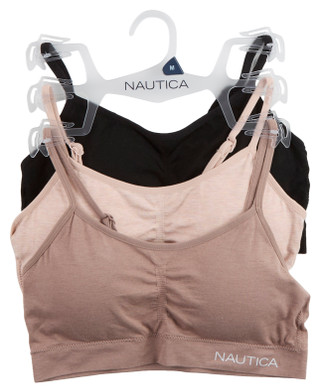 Thumbnail 1: Nautica Nautica Womens 3 Pk Solid Color Seamless Bras 