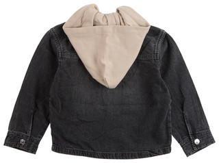Thumbnail 3: Abercrombie & Fitch Abercrombie & Fitch Big Boys Hooded Denim Jacket 