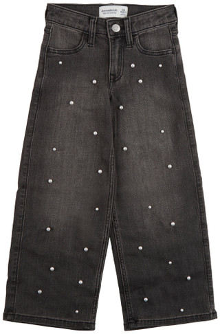 Thumbnail 1: Abercrombie & Fitch Abercrombie & Fitch Big Girls Pearl Wide Leg Jeans 
