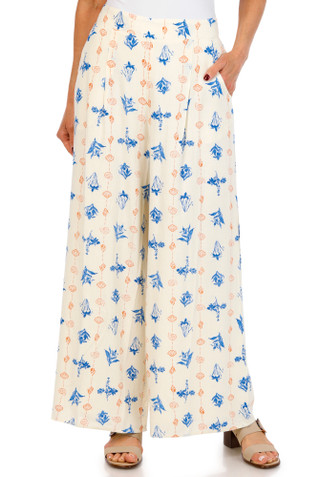 Thumbnail 1: BILA 77 Bila 77 Womens Valerie Sea Print Pant 