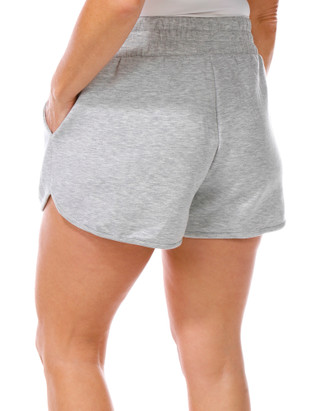 Thumbnail 2: 90 Degree 90 Degree Womens Active 2 Pk Scuba Cardio Tulip Hem Shorts 