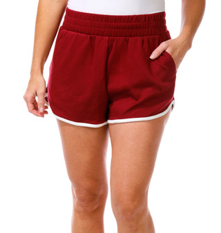Thumbnail 3: 90 Degree 90 Degree Womens Active 2 Pk Scuba Cardio Tulip Hem Shorts 