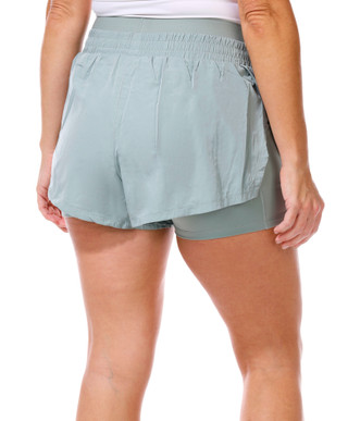Thumbnail 2: Yogalicious Yogalicious Womens Active Enza 2-in-1 Running Shorts 