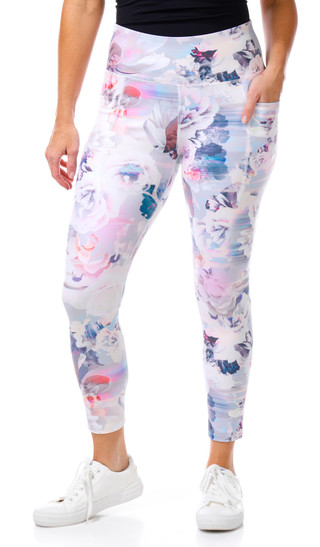 Thumbnail 1: APANA Apana Womens Active Dream Floral Leggings 