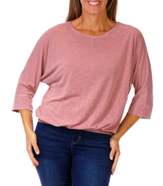 Thumbnail 1: GREEN ENVELOPE Women's Solid Knit Top 