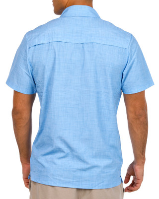 Thumbnail 2: Xcaster Men's Outdoor Spacedye Button Down Shirt 