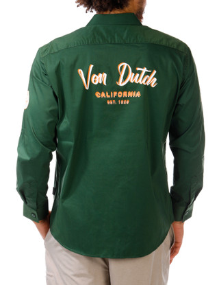 Thumbnail 1: Von Dutch Men's Long Sleeve Button Down Shirt 