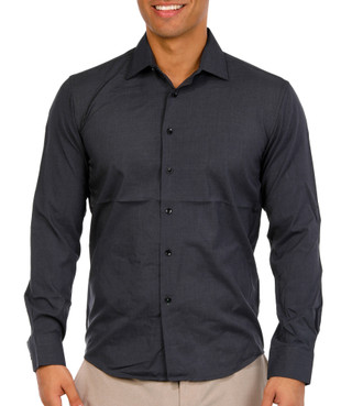 Thumbnail 1: Eddie Men's Long Sleeve Button Down Shirt 