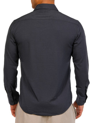 Thumbnail 2: Eddie Men's Long Sleeve Button Down Shirt 