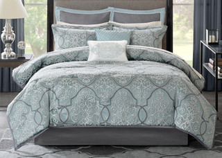 Thumbnail 6: Madison Park Madison Park Lavine 12-pc. Comforter Set 