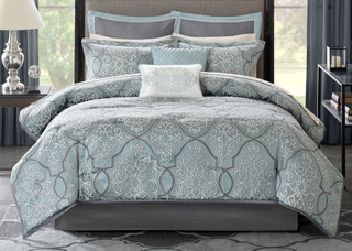 Thumbnail 4: Madison Park Madison Park Lavine 12-pc. Comforter Set 