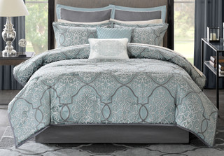 Thumbnail 6: Madison Park Madison Park Lavine 12-pc. Comforter Set 