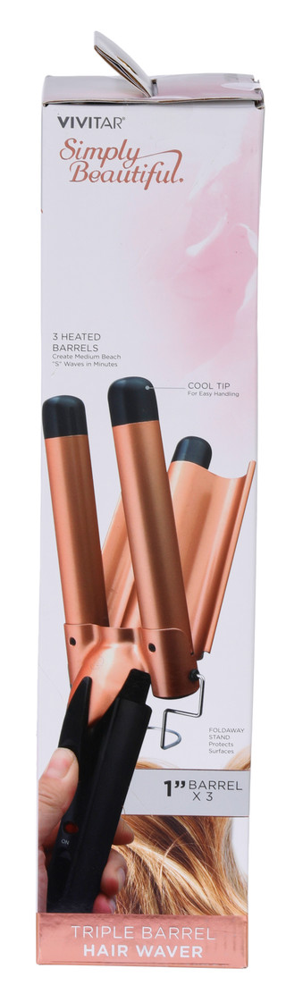 Thumbnail 2: Simply Beautiful 1 in Barrel Triple Hair Waver 