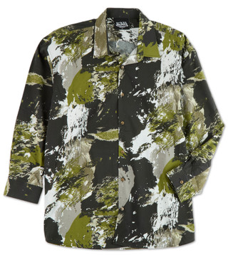 Thumbnail 1: Von Dutch Big Men's Abstract Button Down Shirt 