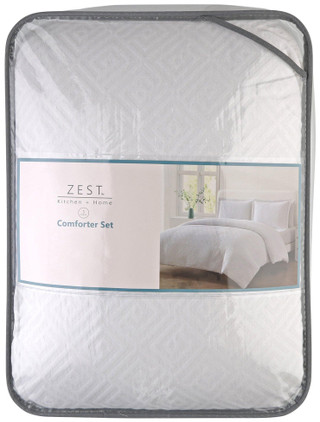 Thumbnail 5: Zest Kitchen + Home ZEST Kitchen + Home Jaden Medallion Comforter Set 