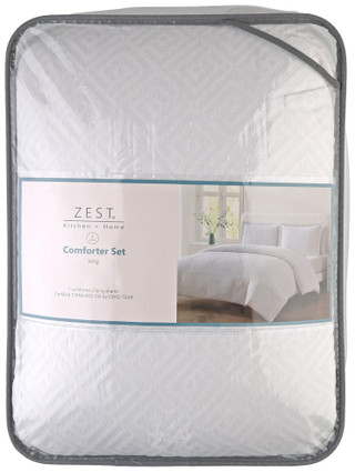 Thumbnail 6: Zest Kitchen + Home ZEST Kitchen + Home Jaden Medallion Comforter Set 