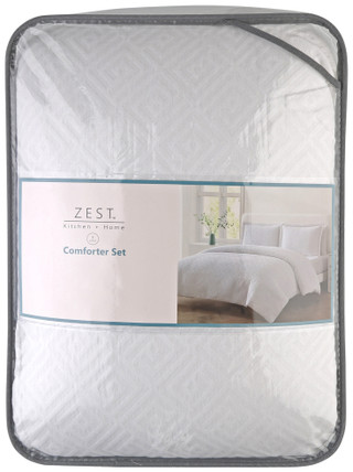 Thumbnail 4: Zest Kitchen + Home ZEST Kitchen + Home Jaden Medallion Comforter Set 
