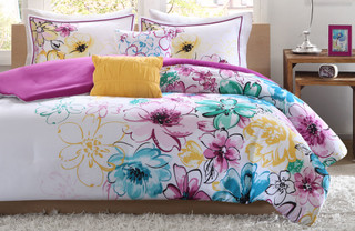Thumbnail 5: Intelligent Design Intelligent Design Olivia Blue Comforter Set 