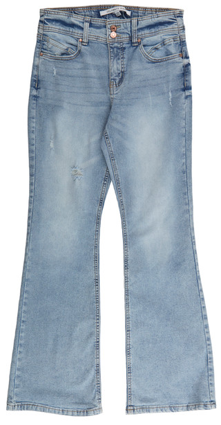 Thumbnail 1: Celebrity Pink Celebrity Pink Juniors Mid-Rise Retro Bootcut Jeans 