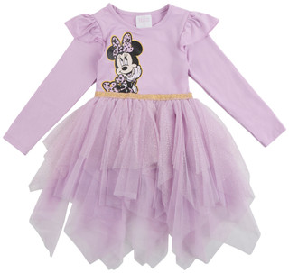 Thumbnail 1: Disney Disney Toddler Girls Minnie Mouse Long Sleeve Tutu Dress 