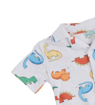 Thumbnail 2: Cutie Pie Baby Cute Pie Baby Toddler Boys 2 Pc Dino Pajama Set 