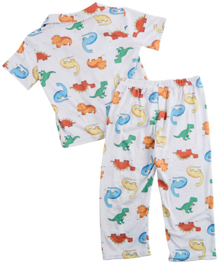 Thumbnail 3: Cutie Pie Baby Cute Pie Baby Toddler Boys 2 Pc Dino Pajama Set 