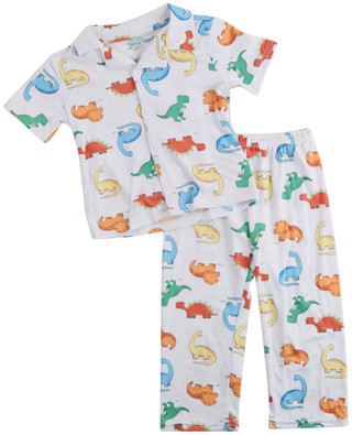 Thumbnail 1: Cutie Pie Baby Cute Pie Baby Toddler Boys 2 Pc Dino Pajama Set 