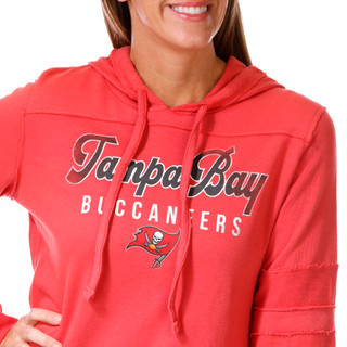 Thumbnail 3: Tampa Bay Buccaneers Tampa Bay Buccaneers Womens Long Sleeve Hoodie Sweatshirt 