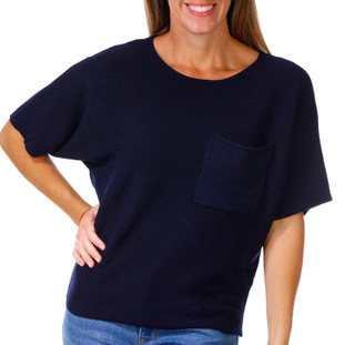 Thumbnail 1: Cyrus Cyrus Womens Short Sleeve Waffle Knit Sweater 