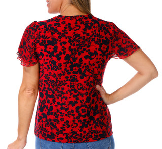 Thumbnail 4: Tommy Hilfiger Tommy Hilfiger Womens Short Sleeve Floral Top 