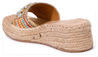 Thumbnail 4: White Mountain White Mountain Womens Stitch Wedge Sandals 