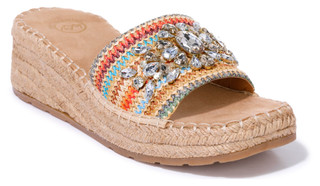 Thumbnail 1: White Mountain White Mountain Womens Stitch Wedge Sandals 